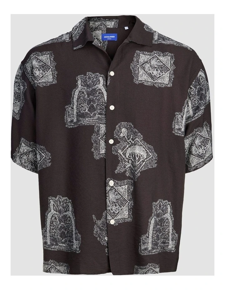 Jorgramercy Aop Resort Shirt in Black image 1