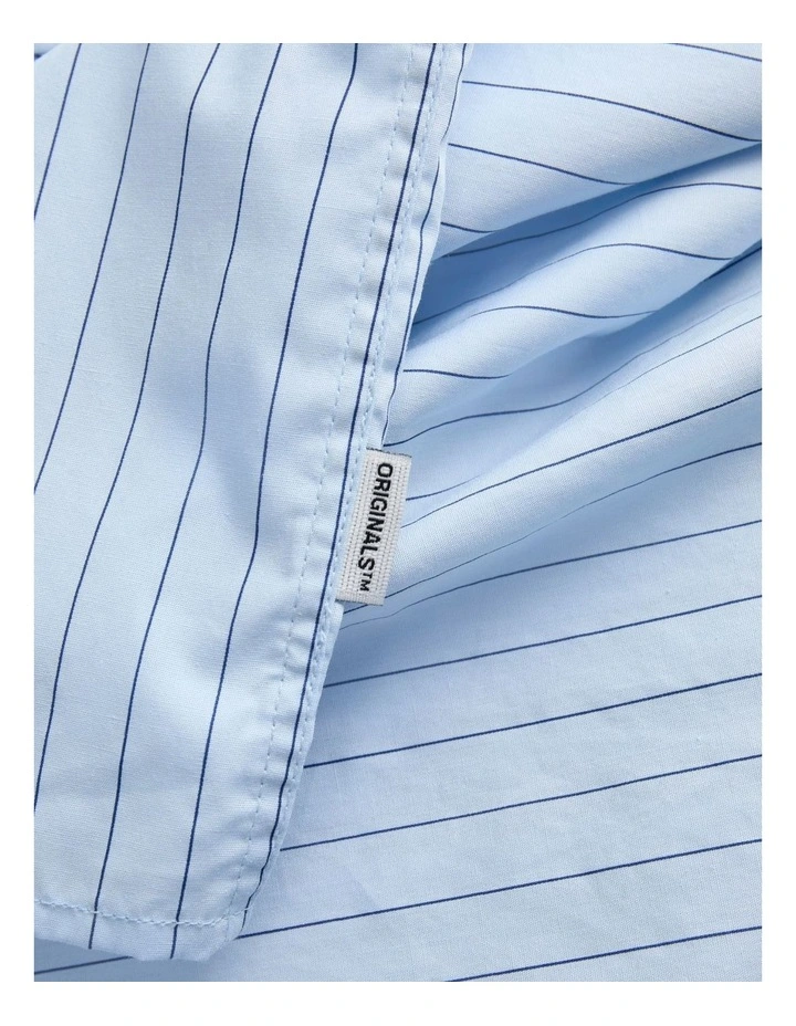 Jorbillyburg Stripe Resort Shirt in Skyway image 3