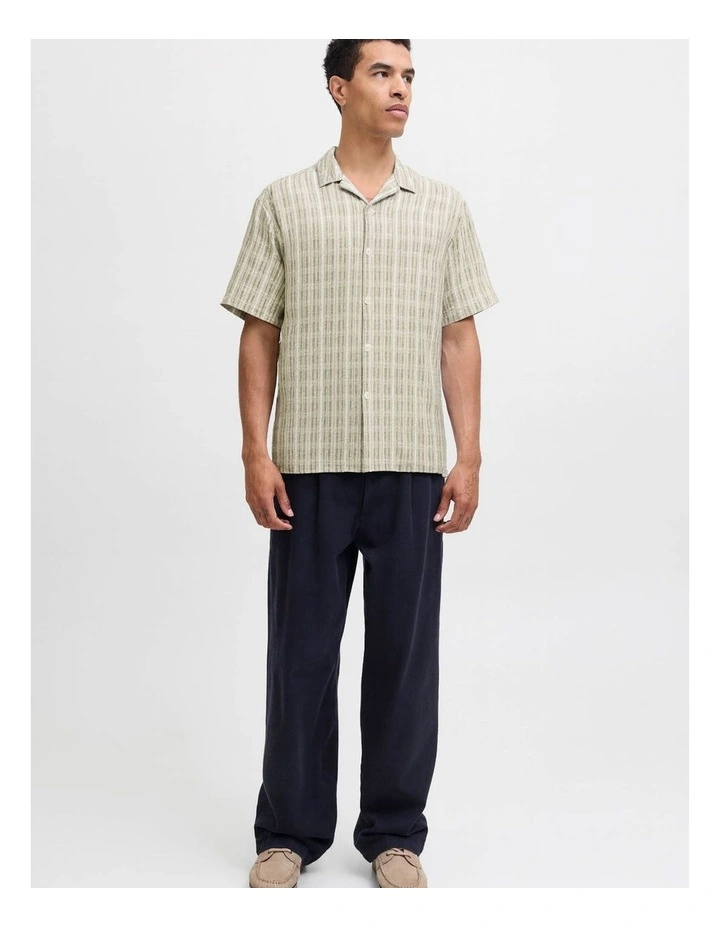 Jorluke Billyburg Structure Shirt in Olive Drab image 2