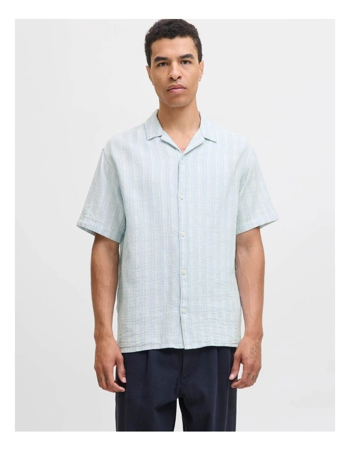 Jorluke Billyburg Structure Shirt in Sky Captain image 1