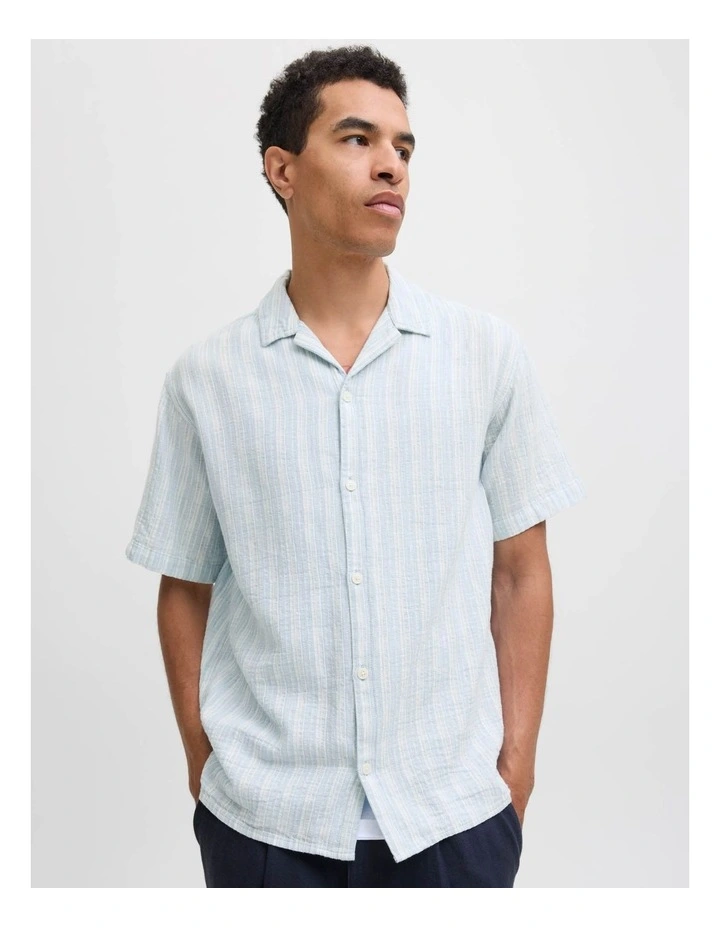 Jorluke Billyburg Structure Shirt in Sky Captain image 2