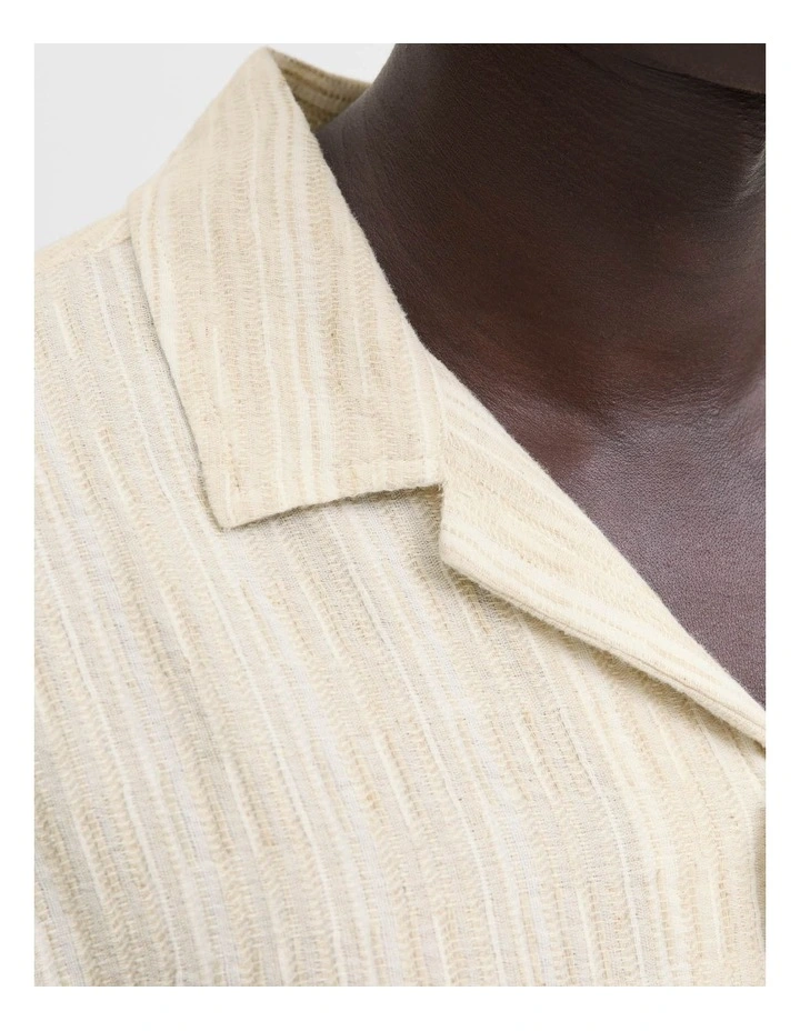 Jorluke Billyburg Structure Shirt in Mocha Meringue image 3