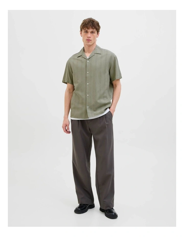 JPRCCMONTANA Resort Shirt in Dried Sage image 4