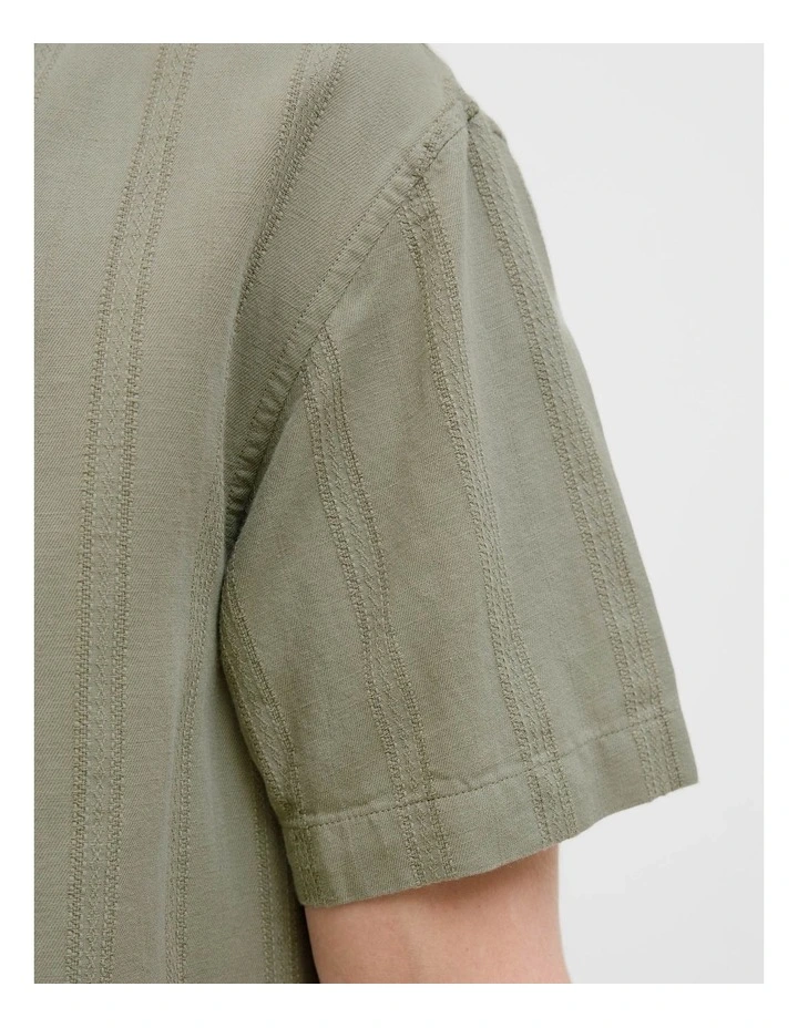 JPRCCMONTANA Resort Shirt in Dried Sage image 6