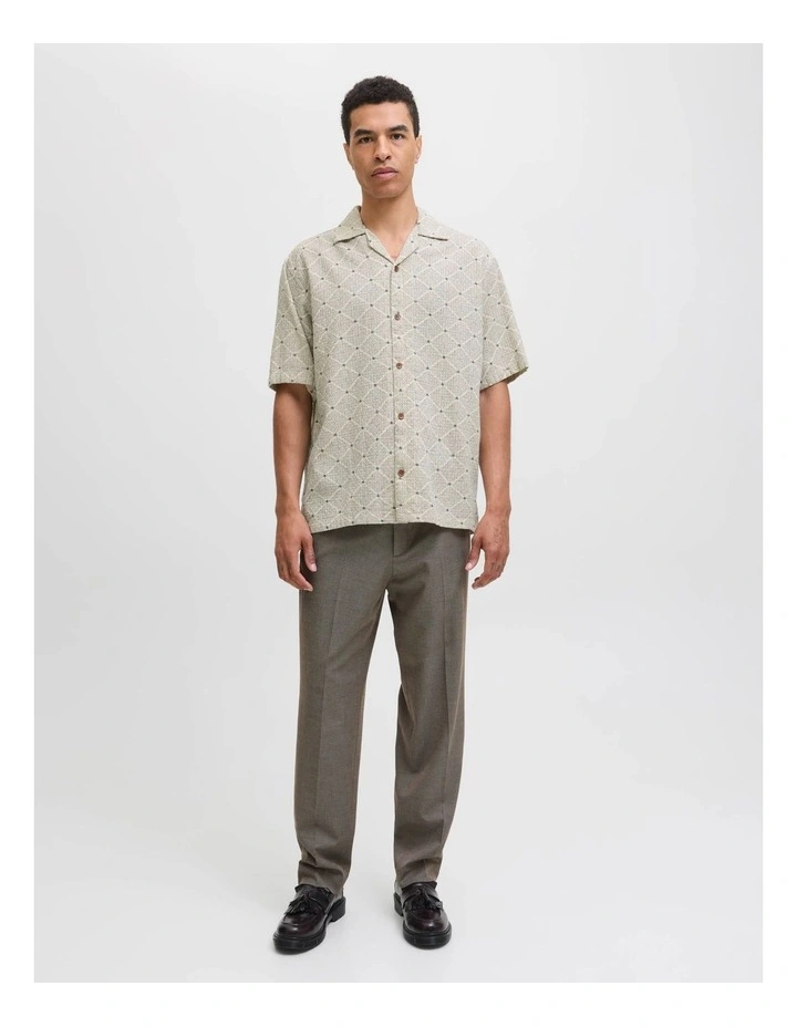 JPRBLUVINCENT Print Resort Shirt in Goblin Blue image 3
