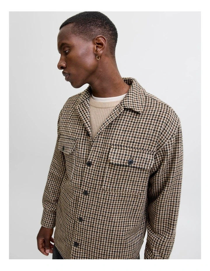 Bradley Ollie Overshirt in Brown image 2