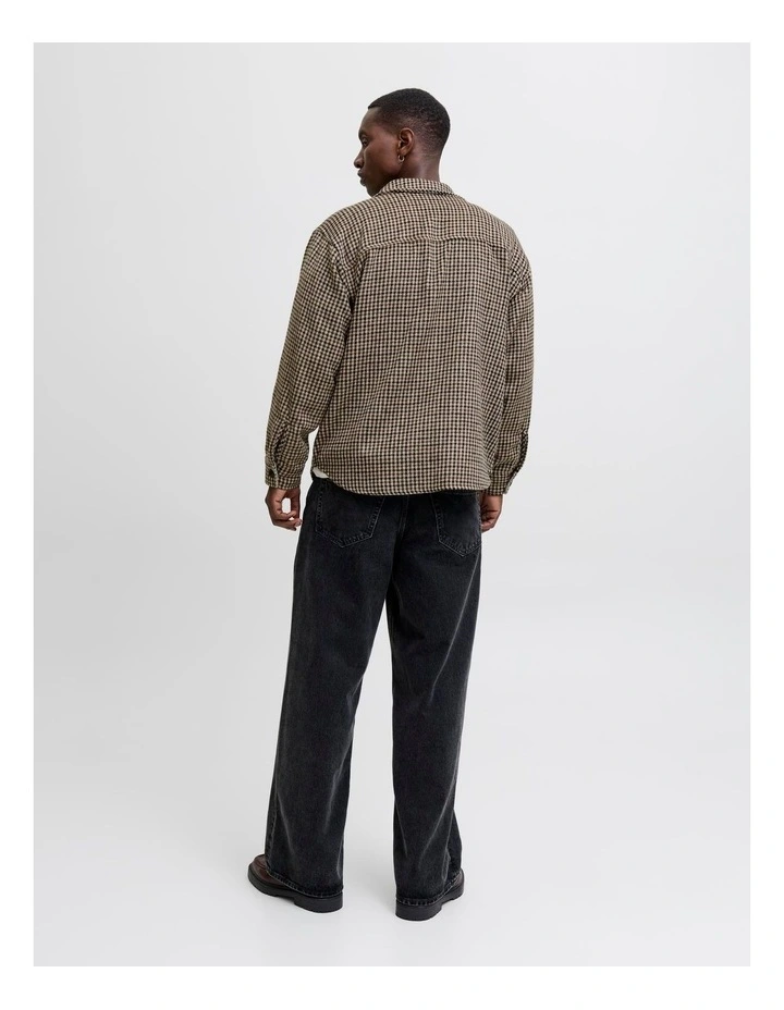 Bradley Ollie Overshirt in Brown image 5