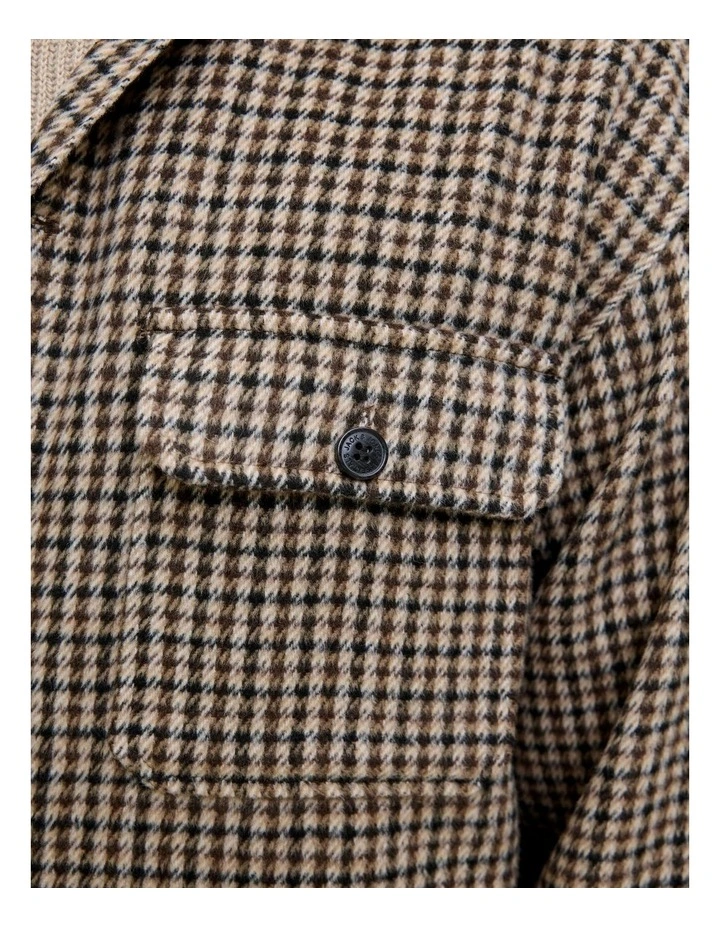Bradley Ollie Overshirt in Brown image 6