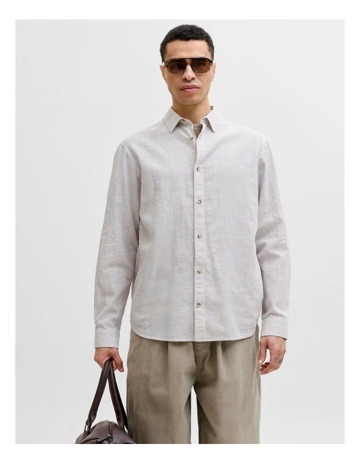 JJ SUMMER LINEN LS SHIRT image 1