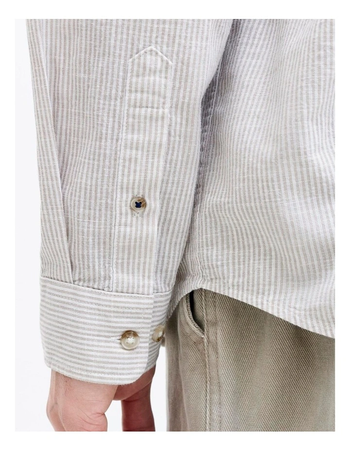 JJ SUMMER LINEN LS SHIRT image 3