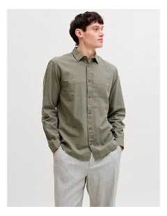 JJ SUMMER LINEN BLEND SHIRT
