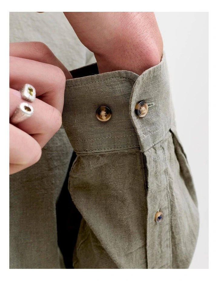 JJ SUMMER LINEN BLEND SHIRT image 4