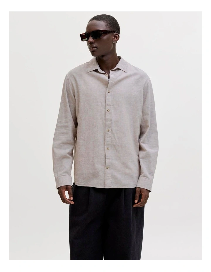 JJ SUMMER LINEN BLEND SHIRT image 1