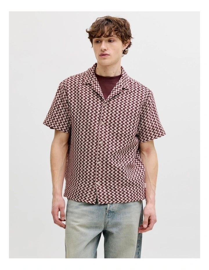 JJ MONTAUK CROCHET SS SHIRT image 1