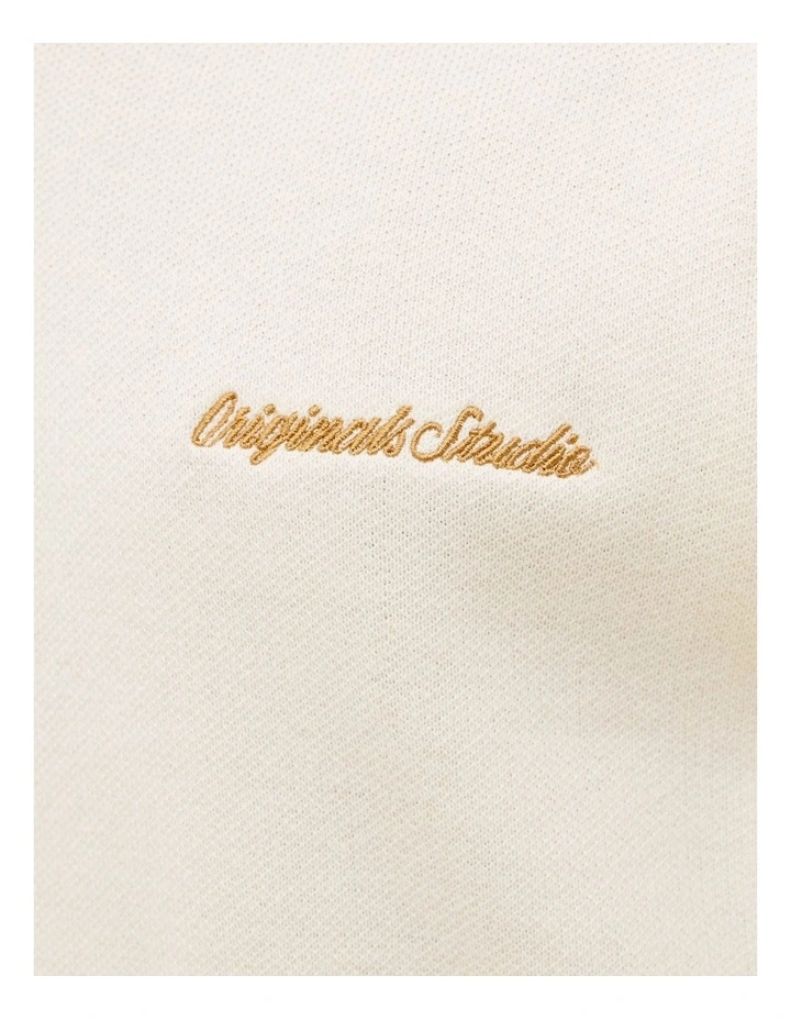 Jornorrebro Light Knit Polo in Sea Salt image 5