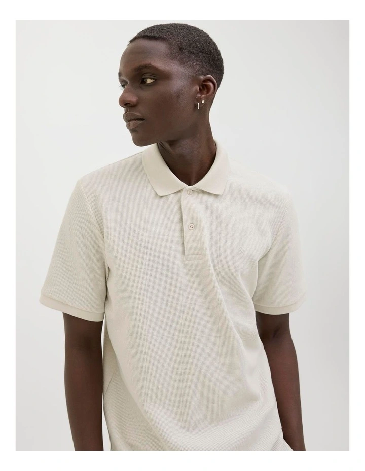 Austin Polo Shirt in White image 2