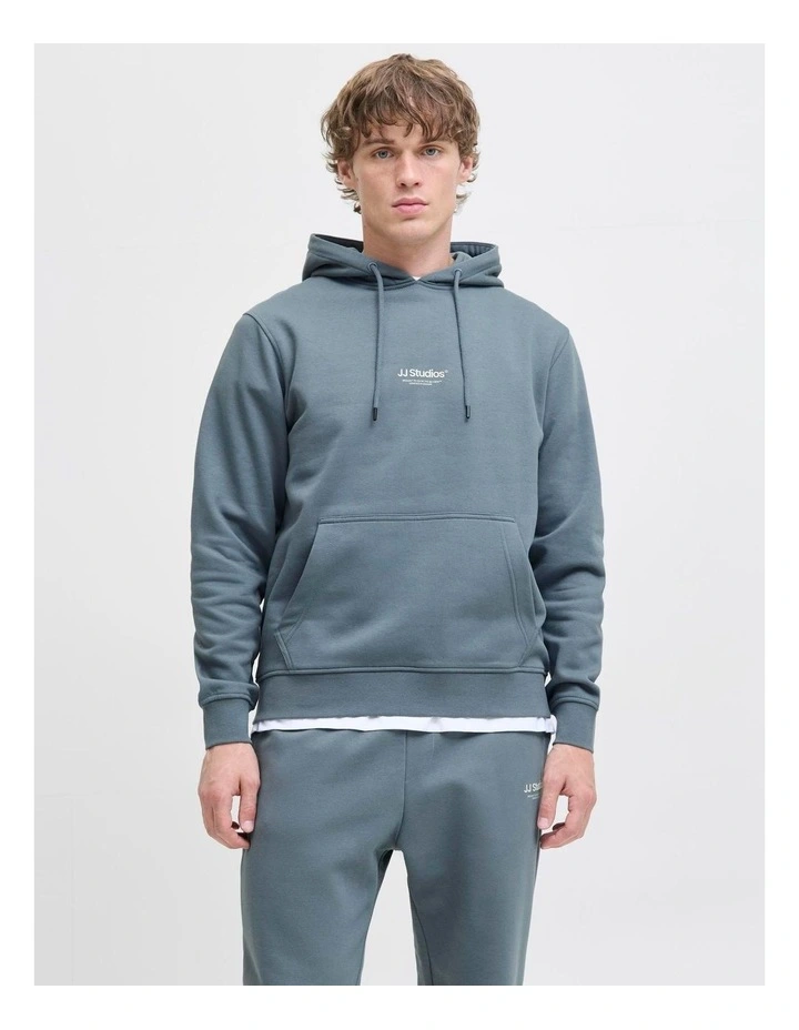 Soho Branded Hoodie in Blue image 1