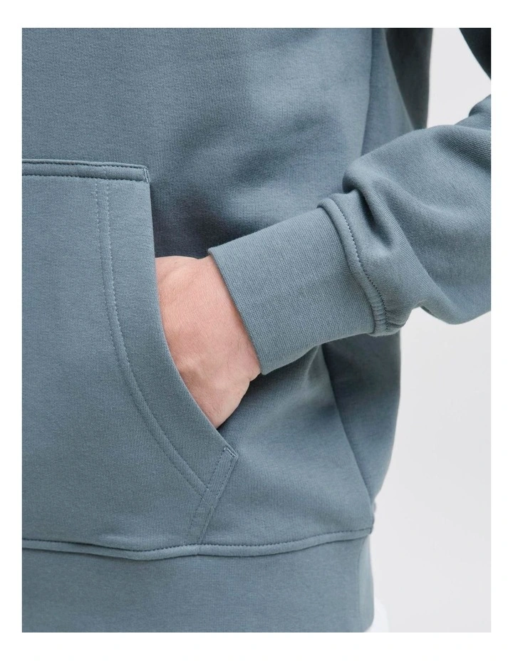 Soho Branded Hoodie in Blue image 6