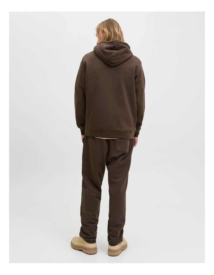 Soho Sweat Hoodie in Brown image 5