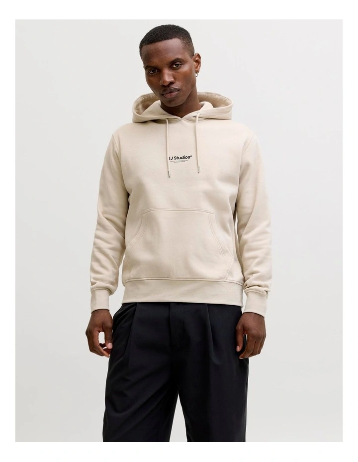 Soho Sweat Hoodie in White image 1