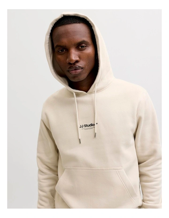 Soho Sweat Hoodie in White image 2