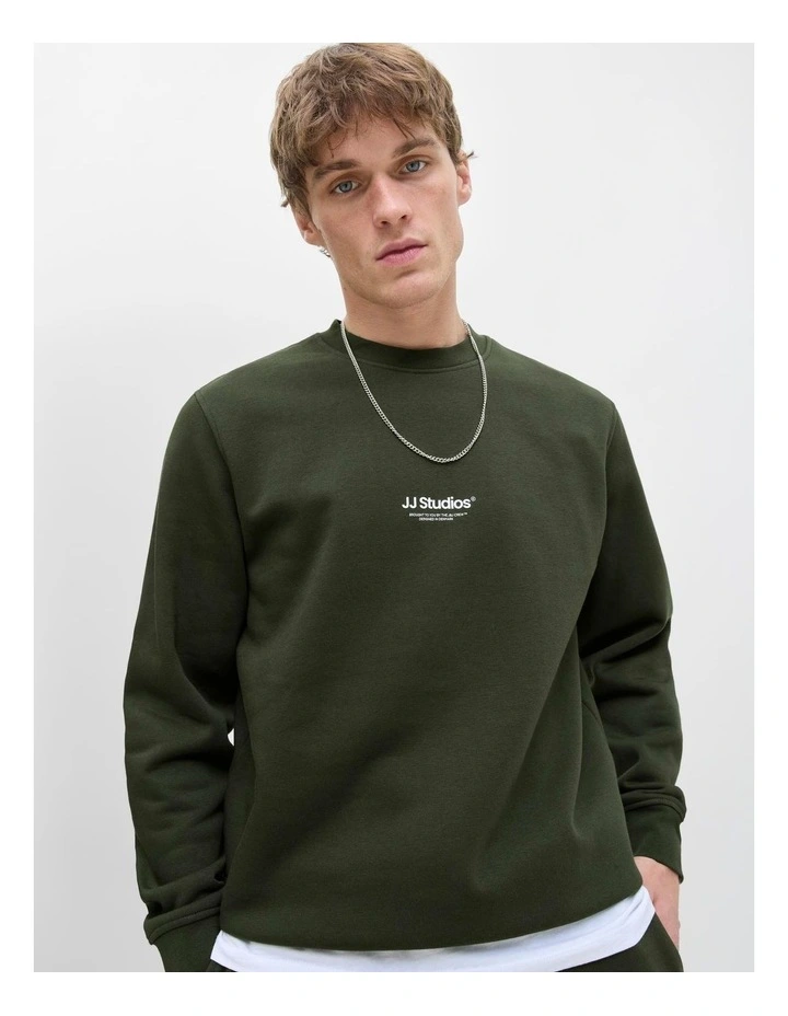 Soho Crew Sweatshirt in Green image 1