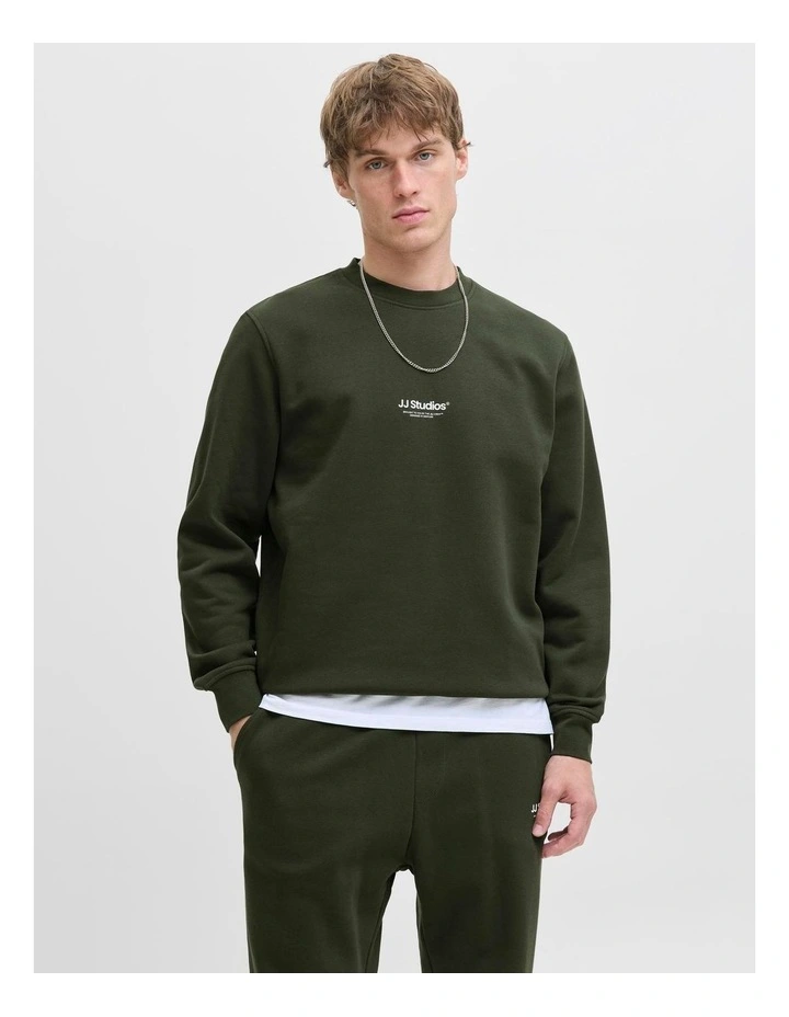 Soho Crew Sweatshirt in Green image 2
