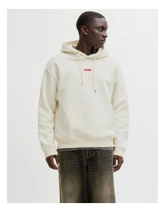 Club Backprint Sweat Hoodie in Sweetcorn