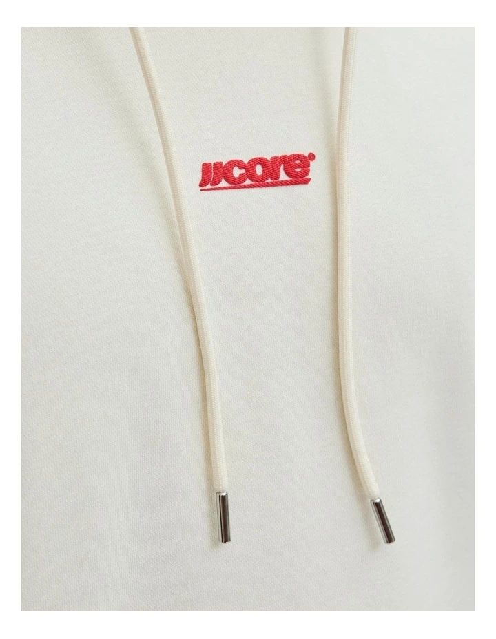 Club Backprint Sweat Hoodie in Sweetcorn image 6
