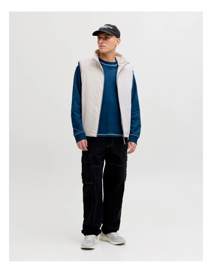 Club Stitch Sweat Crew Neck in Blue image 4