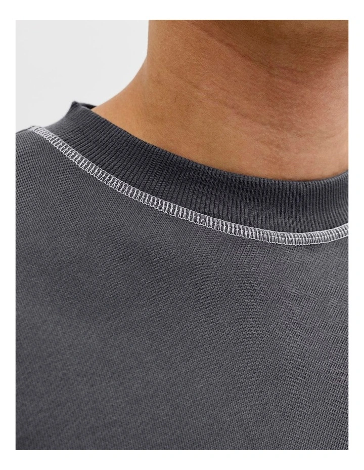 Club Stitch Sweat Crew Neck in Black image 6