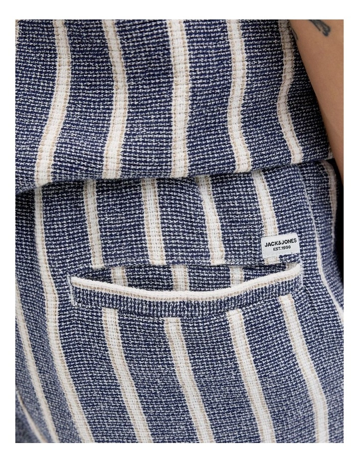 JPSTJAIDEN COBA Stripe Jog Shorts in Ocean Cavern image 5