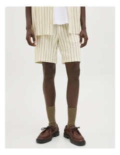 JPSTJAIDEN COBA Stripe Jog Shorts in Cedar