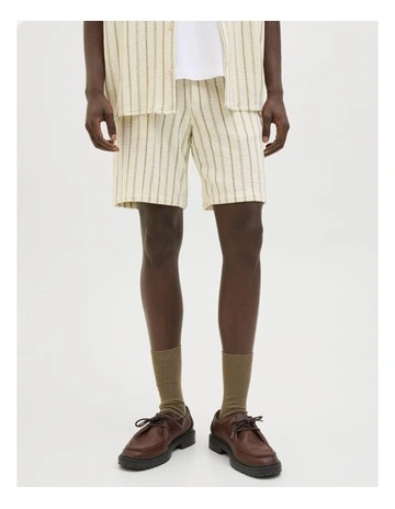 JPSTJAIDEN COBA Stripe Jog Shorts in Cedar