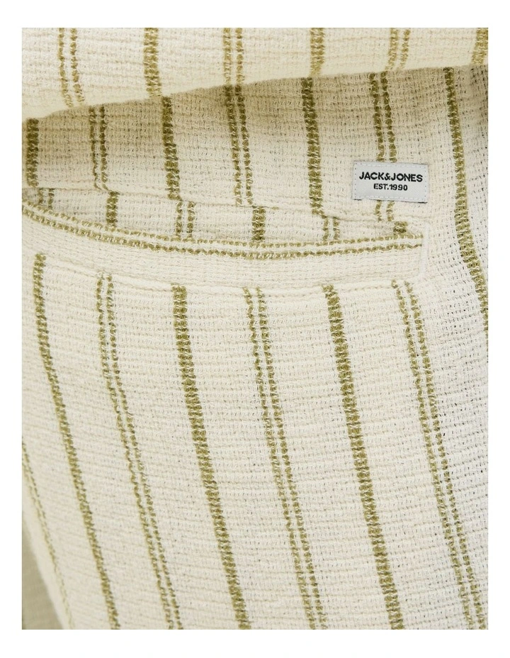 JPSTJAIDEN COBA Stripe Jog Shorts in Cedar image 6