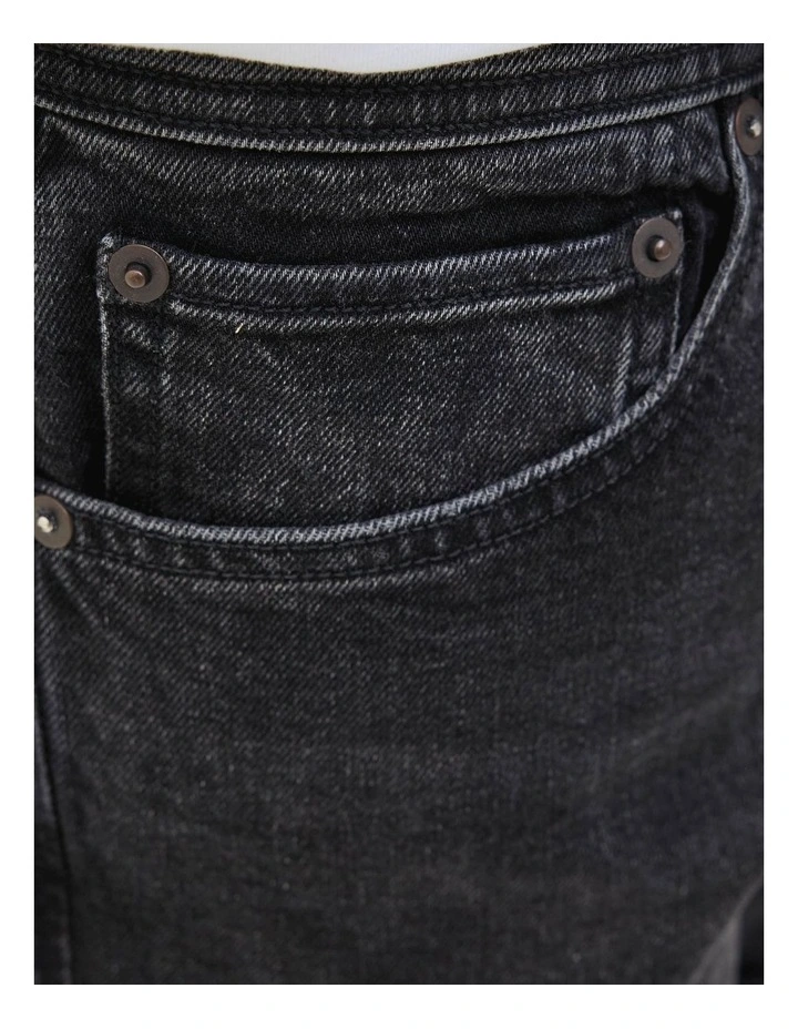 JJIRICK Original Denim Short in Black image 5