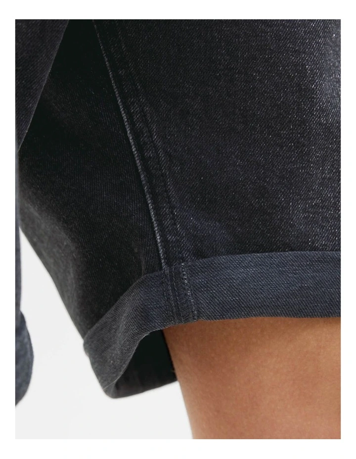 JJIRICK Original Denim Short in Black image 6