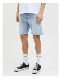 JJIRICK Original Denim Shorts in Blue