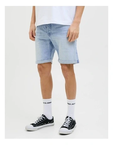 JJIRICK Original Denim Shorts in Blue