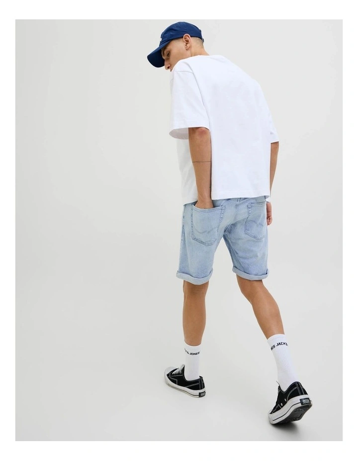 JJIRICK Original Denim Shorts in Blue image 2