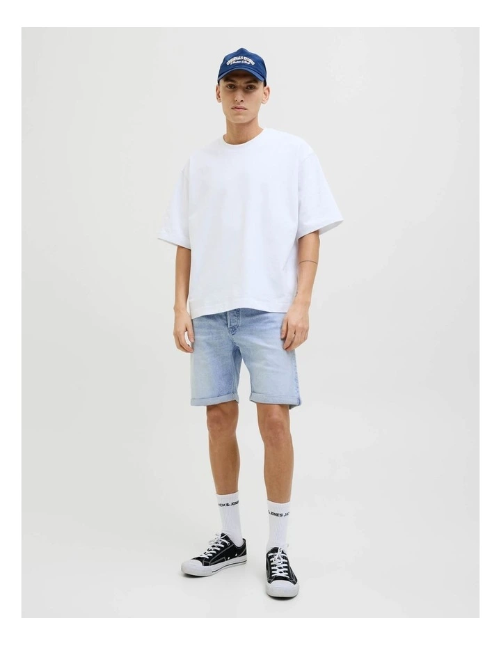 JJIRICK Original Denim Shorts in Blue image 3