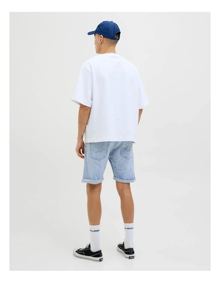 JJIRICK Original Denim Shorts in Blue image 4