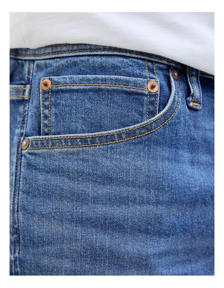 JJIRICK Original Denim Shorts in Blue image 5