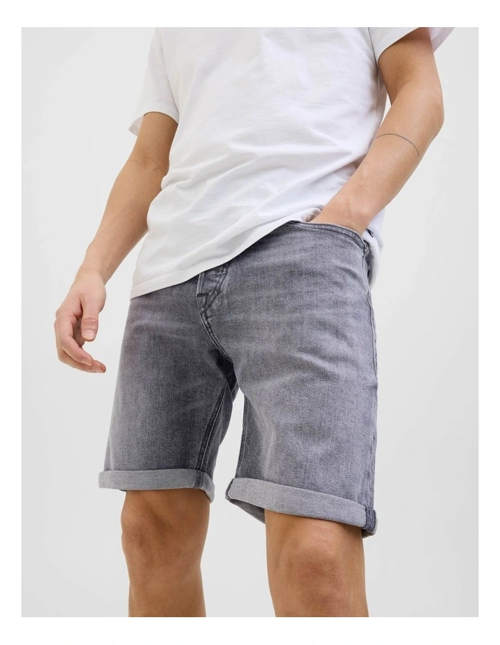 JJIRICK Original Denim Shorts in Grey image 2