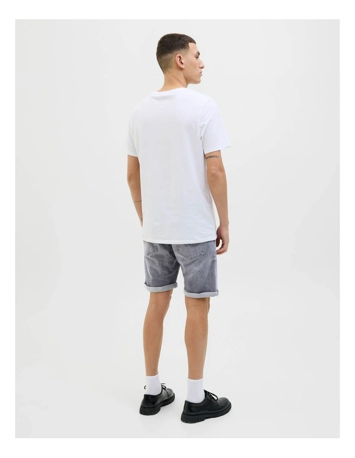 JJIRICK Original Denim Shorts in Grey image 4