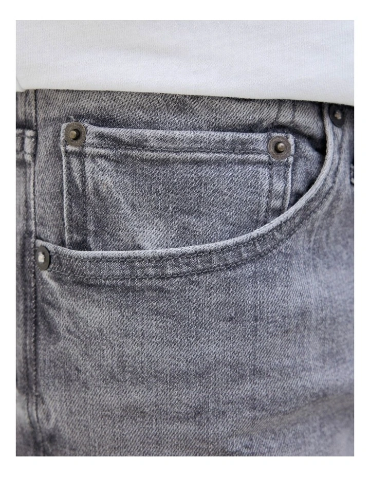JJIRICK Original Denim Shorts in Grey image 5