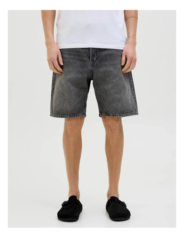 Jjitony Jjoriginal Denim Shorts in Black image 4