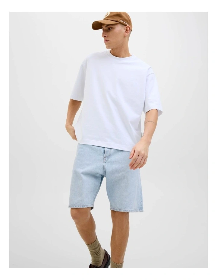 Jjitony Jjoriginal Denim Shorts in Blue image 3