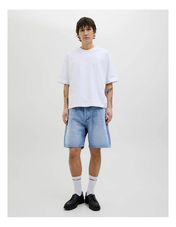 Jjitony Jjoriginal Denim Shorts in Blue image 1