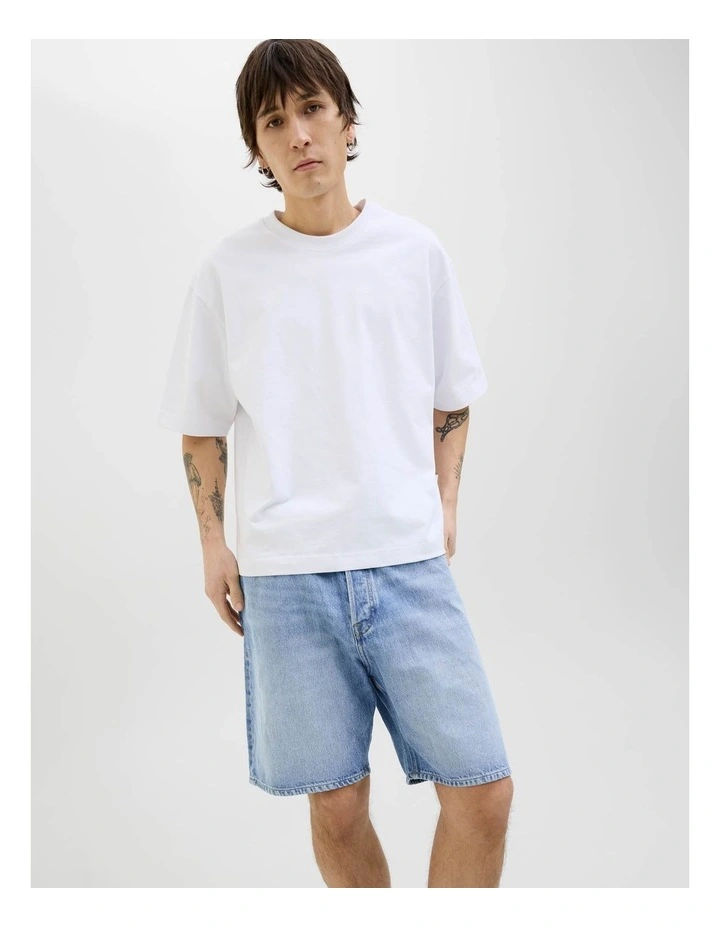 Jjitony Jjoriginal Denim Shorts in Blue image 3